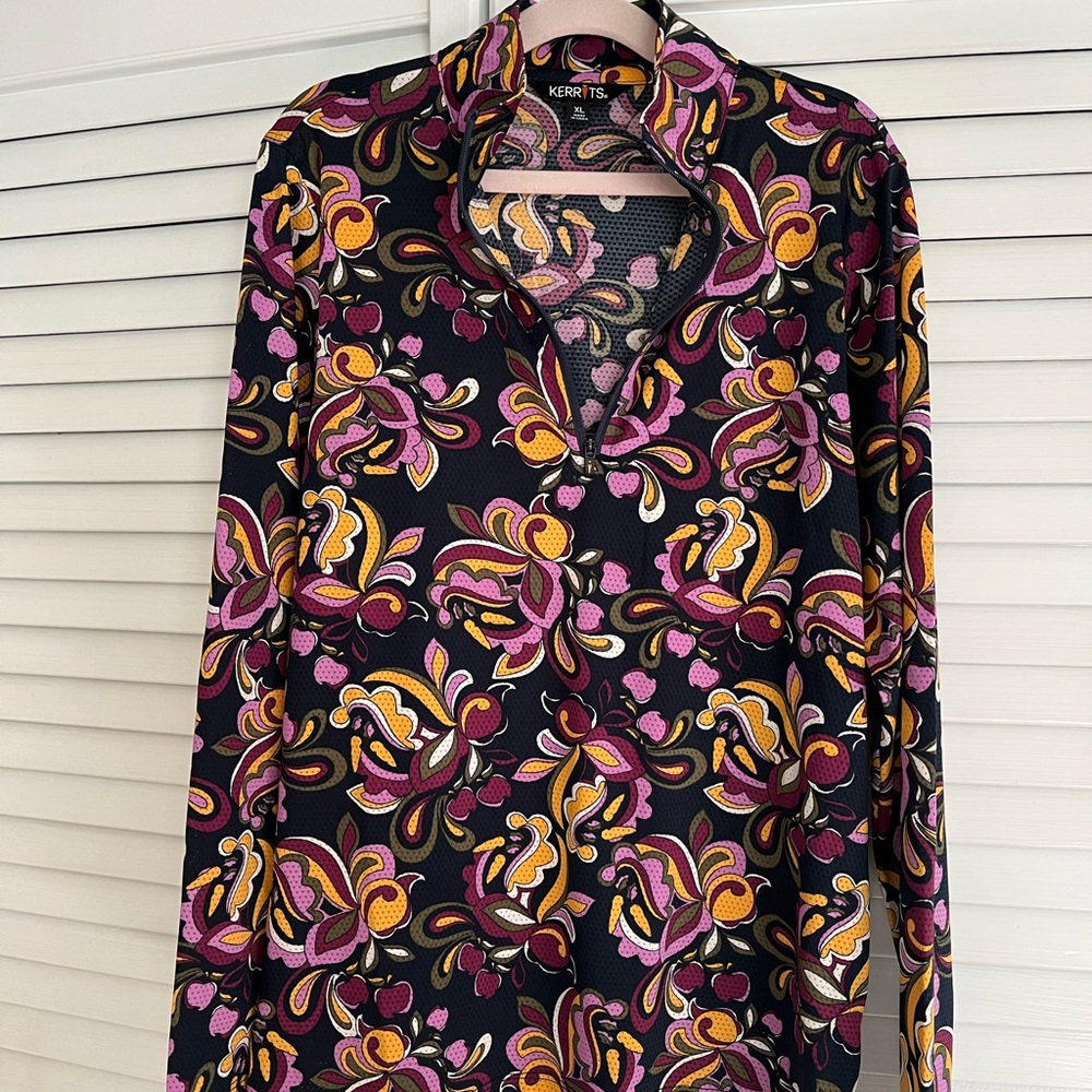 Kerrits Girl’s Vibrant Paisley Long Sleeve